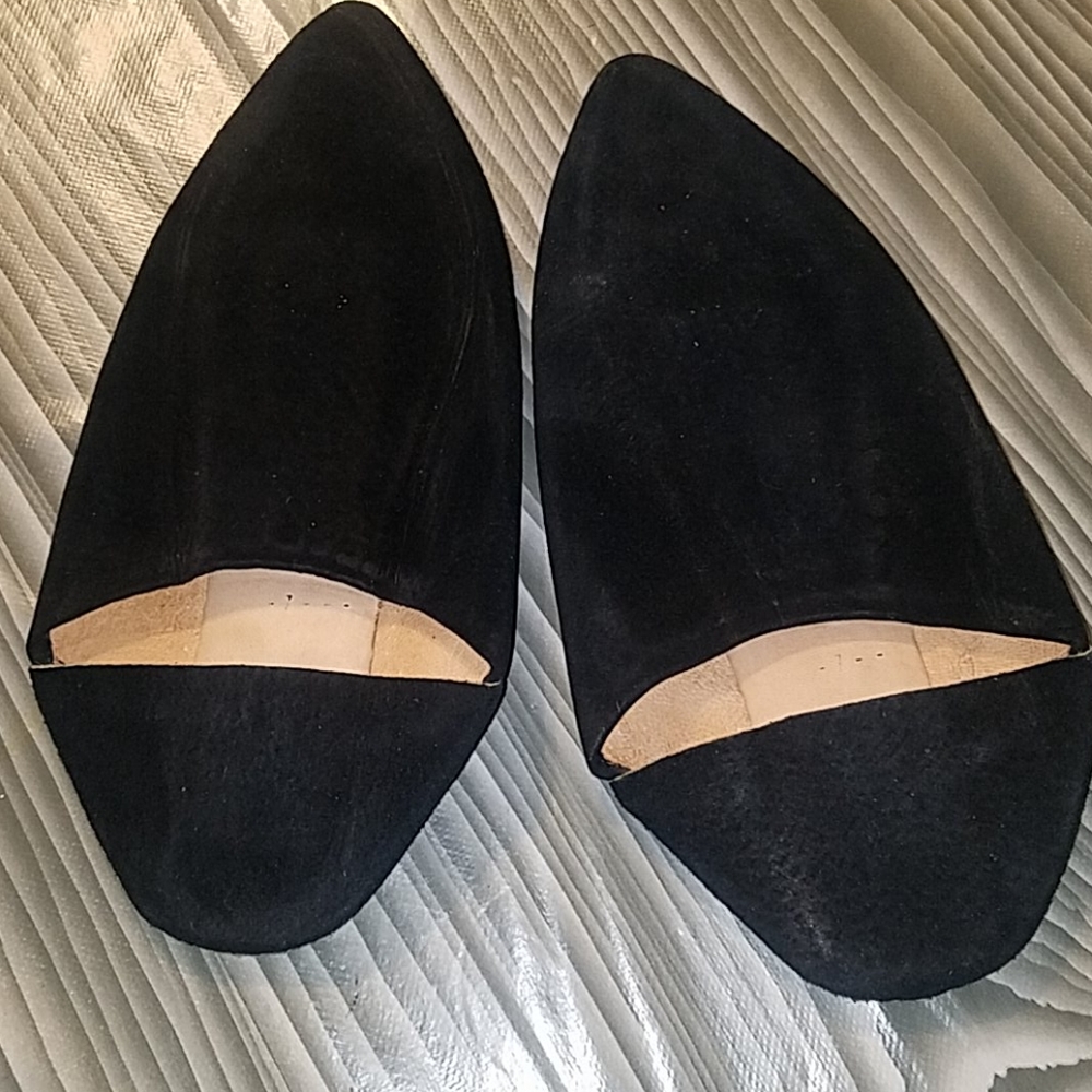Brand new black suede shoes